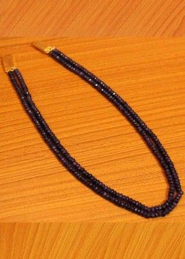 Purple Layered Beaded Necklace