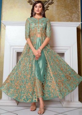 ANARKALI SUIT WITH PANT AND DUPATTA-thanhphatduhoc.com.vn