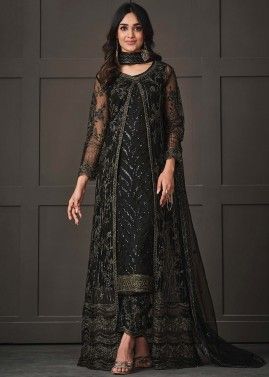 Black Salwar Suits - Buy Latest Black Salwar Kameez Online