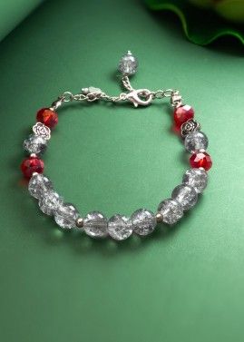 Grey Beads Bracelet
