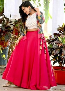 Floral Print Flared Skirt  Leheng  long skirts  Rajasthani lehnga   Jaipur  Sanganer Work  Wedding Skirts  Lehnga