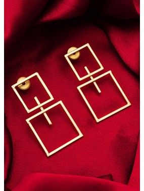 Golden Designer Earrings
