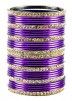 Shop Purple And Golden Stone Studded Indian Bangles Online