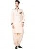 Pathani for Men - Buy Buy Readymade Cream Linen Pathani Suit for Mens Online