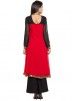 Red Readymade Georgette Tunic