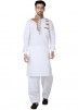 Pathani for Men - Buy Readymade White Linen Pathani Suit for Men Online USA