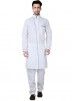 Buy Readymade White Linen Pathani Dress for Men Online in USA