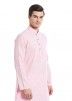Pink Cotton Kurta Pajama Readymade Set