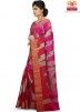 Pink Pure Banarasi Silk Saree with Blouse