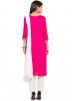 Readymade Pink Cotton Straight Cut Pant Suit