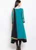 Teal Green Readymade Georgette Suit