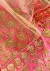 Pink Art Silk Embroidered Lehenga Choli