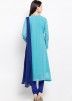 Blue Readymade Georgette Suit