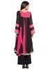 Readymade Black Georgette Kameez with Palazzo