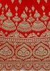 Red Bridal Embroidered Lehenga Choli 