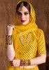 Yellow Embroidered Lehenga Choli With Dupatta