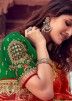 Bridal Multicolor Silk Lehenga Choli With Dupatta