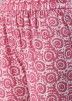 Pink Readymade Printed Flared Kurti Style Lehenga