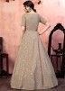 Beige Georgette Sequins Embellished Gown