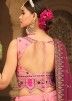 Shaded Magenta & Pink Embroidered Lehenga Choli