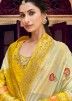 Off White Silk Woven Saree With Blouse