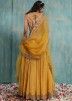 Readymade Yellow Embroidered Lehenga Choli In Chiffon