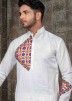 Pink Readymade Embroidered Couple Wear Set