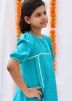 Blue Readymade Kids Pant Salwar Kameez