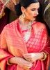 Pink Bridal Kanjivaram Silk Saree