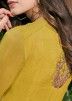 Yellow Embroidered Jacket Style Salwar Kameez