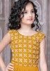Yellow Kids Readymade Embroidered Lehenga Choli