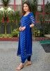 Blue Leheria Readymade Chiffon Salwar Suit
