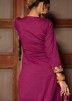 Readymade Purple Laced Straight Cut Pant Suit