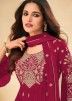 Pink Pakistani Embroidered Sharara Suit Set