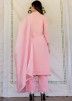 Readymade Pink Thread Embroidered Pant Suit