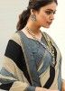 Multicolor Georgette Party Wear Saree In Blouse