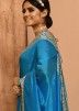 Blue Banarasi Silk Zari Woven Saree