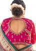 Grey Banarasi Silk Saree In Woven Designs