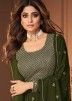 Shamita Shetty Green Embroidered Palazzo Suit