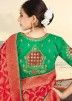 Red Silk Zari Woven Bridal Saree With Blouse