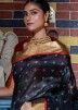 Black Woven Paithani Silk Saree