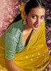 Yellow Woven Pallu Art Silk Saree