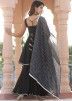 Readymade Black Gota Patti Work Gharara Suit