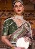 Multicolor Silk Saree In Zari Woven Work
