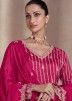 Reaymade Pink Embroidered Gharara Style Suit