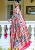 Pink Paithani Silk Heavy Pallu Woven Saree 
