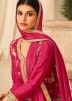 Readymade Pink Embroidered Palazzo Suit Set