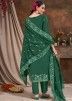 Green Readymade Woven Work Pant Suit Set