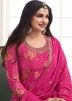 Prachi Desai Pink Sharara Suit In Digital Floral Print