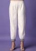 Readymade Off White Embroidered Pant Suit